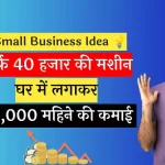 Small Business Idea, Small Business Idea In Hindi,
